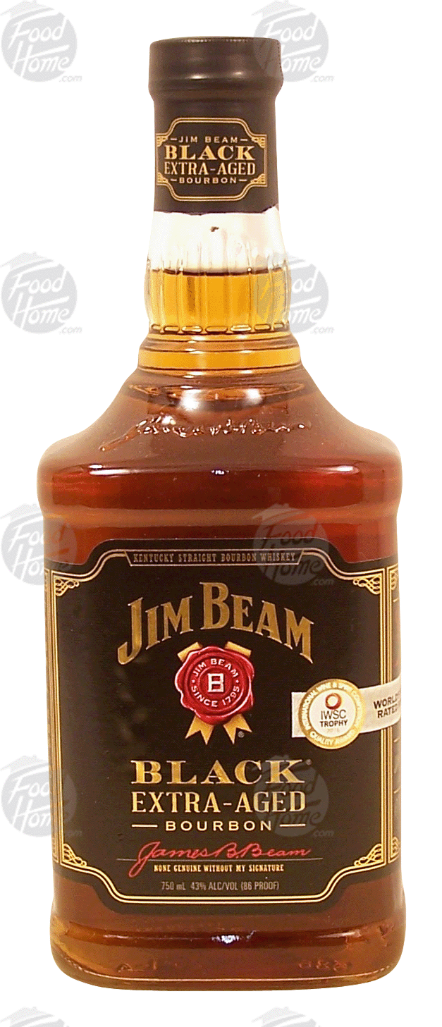 Jim Beam Black kentucky straight bourbon whiskey, extra-aged, 43% alc. by vol. Full-Size Picture